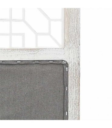 vidaXL 3-Panel Room Divider Grey 105x165 cm Fabric