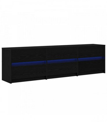 vidaXL TV Units 180 x 34 x 50 cm Black Oak