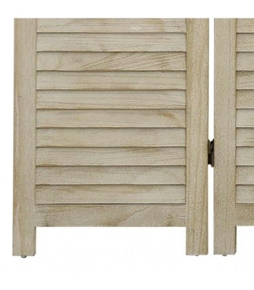 vidaXL 4-Panel Room Divider 140x165 cm Solid Wood Paulownia