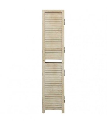 vidaXL 4-Panel Room Divider 140x165 cm Solid Wood Paulownia