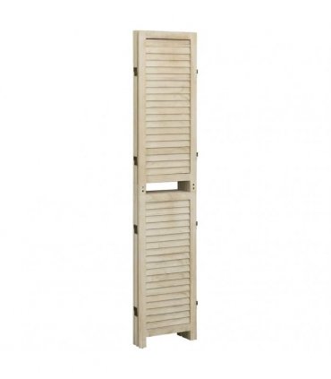 vidaXL 4-Panel Room Divider 140x165 cm Solid Wood Paulownia