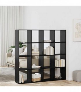 vidaXL Book Cabinet 16-Tier 137.5 x 29 x 137.5 cm Engineered Wood