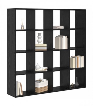vidaXL Book Cabinet 16-Tier 137.5 x 29 x 137.5 cm Engineered Wood