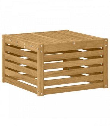 vidaXL Outdoor Sofa Set 5 pcs White Solid Acacia Wood