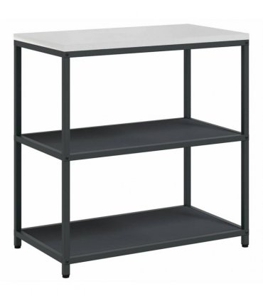 vidaXL Kitchen Storage Set HATTEM 2 pcs Anthracite Cold-rolled Steel