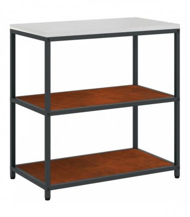 vidaXL Kitchen Storage Set HATTEM 3 pcs Rusty Steel