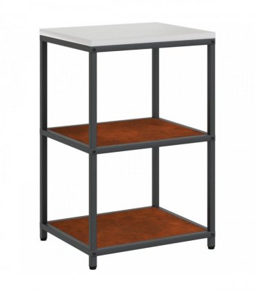 vidaXL Kitchen Storage Set HATTEM 2 pcs Rusty Steel