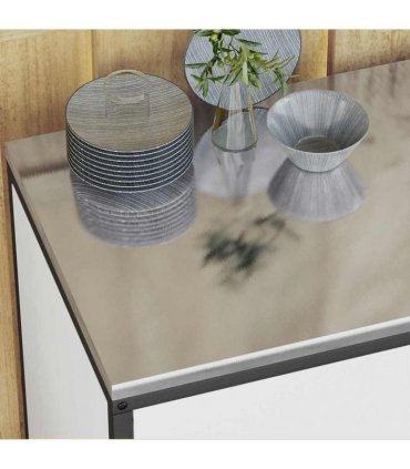 vidaXL Kitchen Storage Set HATTEM 2 pcs White Cold-rolled Steel