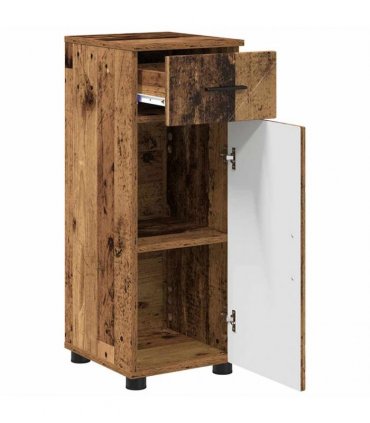 vidaXL Bathroom Furniture Set 3 pcs Old Wood 61 x 35 x 64 cm