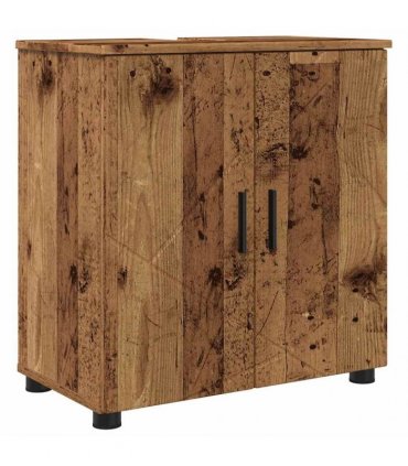vidaXL Bathroom Furniture Set 4 pcs Old Wood 61 x 35 x 64 cm