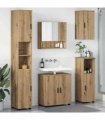 vidaXL Bathroom Furniture Set 5 pcs Artisan Oak 61 x 35 x 64 cm