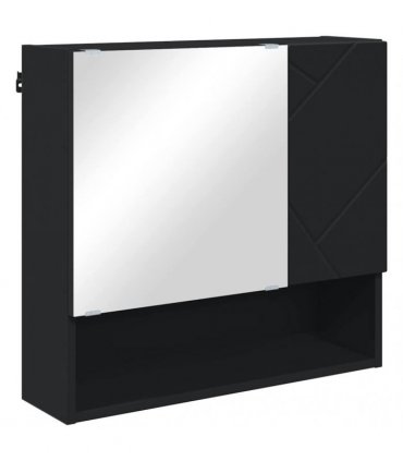 vidaXL Bathroom Furniture Set 5 pcs Black 61 x 35 x 64 cm