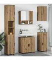 vidaXL Bathroom Furniture Set 5 pcs Artisan Oak 61 x 35 x 64 cm