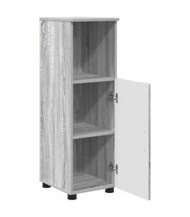 vidaXL Bathroom Furniture Set 3 pcs Grey Sonoma
