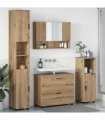 vidaXL Bathroom Furniture Set 4 pcs Artisan Oak