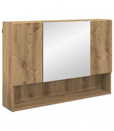 vidaXL Bathroom Furniture Set 4 pcs Artisan Oak