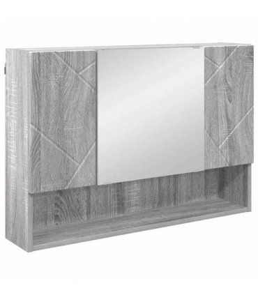 vidaXL Bathroom Furniture Set 5 pcs Grey Sonoma