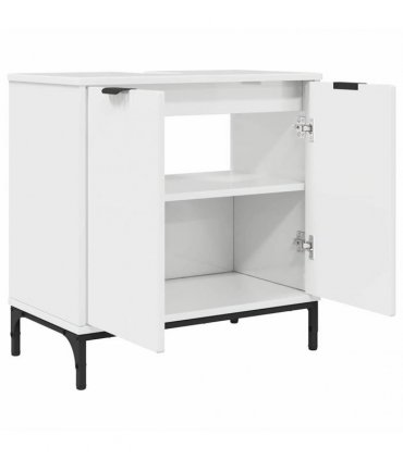 vidaXL Bathroom Furniture Set 2 pcs High Gloss White
