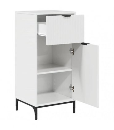 vidaXL Bathroom Furniture Set 2 pcs High Gloss White