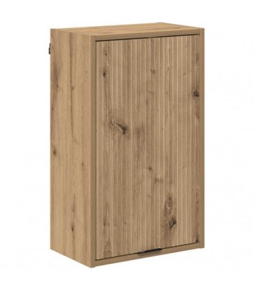 vidaXL Bathroom Furniture Set 4 pcs Artisan Oak Engineered wood, Metal
