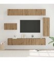 vidaXL TV Cabinet Set 8 pcs 30.5 x 30 x 90 cm Artisan Oak