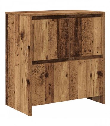 vidaXL Sideboard 3 pcs Old Wood 70 x 41 x 75 cm Engineered Wood