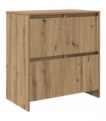 vidaXL Sideboard 3 pcs Artisan Oak 70 x 41 x 75 cm Engineered Wood