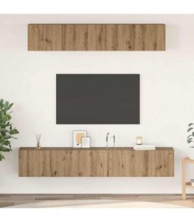 vidaXL TV Cabinet Set 5 pcs 80 x 30 x 30 cm Artisan Oak