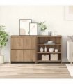 vidaXL Sideboard 2 pcs Artisan Oak 70 x 41 x 75 cm Engineered Wood