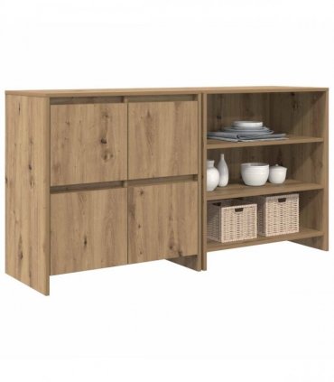 vidaXL Sideboard 2 pcs Artisan Oak 70 x 41 x 75 cm Engineered Wood