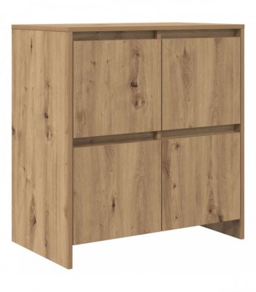 vidaXL Sideboard 2 pcs Artisan Oak 70 x 41 x 75 cm Engineered Wood