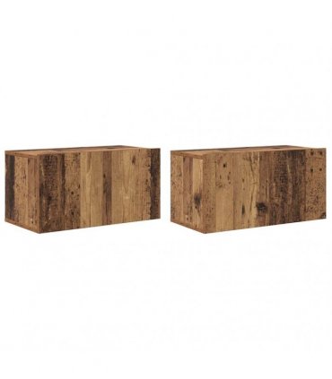 vidaXL TV Cabinet Set 8 pcs Old Wood