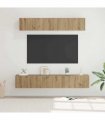vidaXL TV Cabinet Set 5 pcs Artisan Oak Engineered Wood