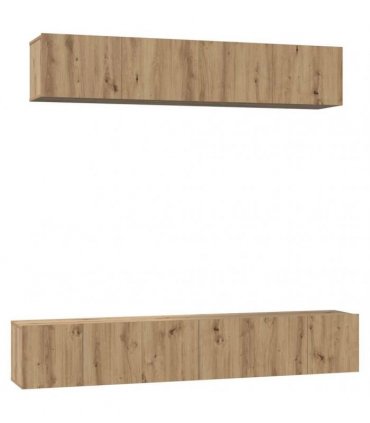 vidaXL TV Cabinet Set 5 pcs Artisan Oak Engineered Wood