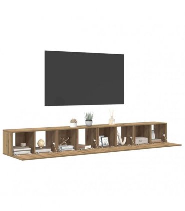vidaXL TV Cabinet Set 4 pcs 60 x 30 x 30 cm Artisan Oak
