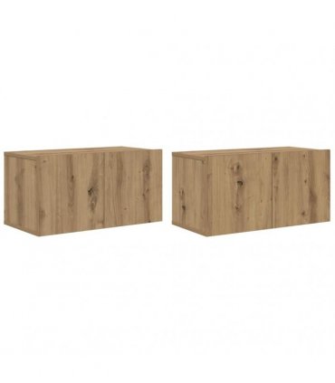 vidaXL TV Cabinet Set 4 pcs 60 x 30 x 30 cm Artisan Oak