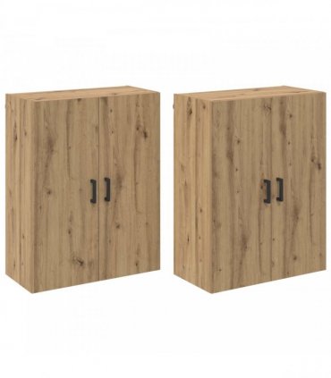 vidaXL Wall Cabinet 2 pcs Artisan Oak 69.5 x 34 x 90 cm
