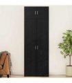 vidaXL Storage Cabinet 3 pcs Black Oak 80 x 42.5 x 225 cm