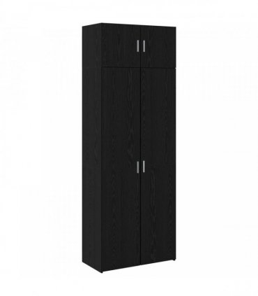 vidaXL Storage Cabinet 3 pcs Black Oak 80 x 42.5 x 225 cm