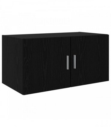 vidaXL Storage Cabinet 3 pcs Black Oak 80 x 42.5 x 225 cm