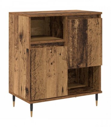 vidaXL Sideboard 3 pcs Old Wood 60 x 35 x 70 cm