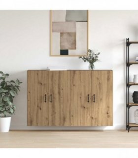 vidaXL Wall Cabinet 2 pcs Artisan Oak 69.5 x 34 x 90 cm