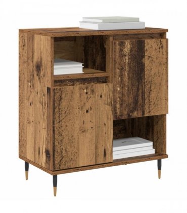 vidaXL Sideboard 2 pcs Old Wood 60 x 35 x 70 cm