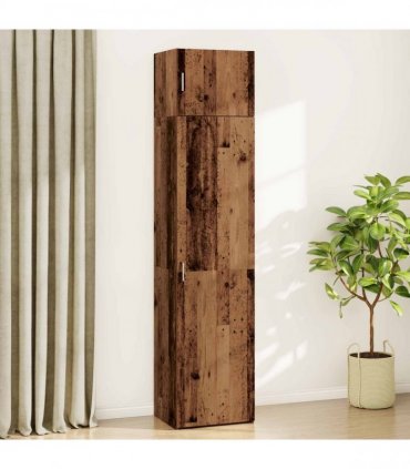 vidaXL Sideboard 2 pcs Old Wood 50 x 41 x225 cm