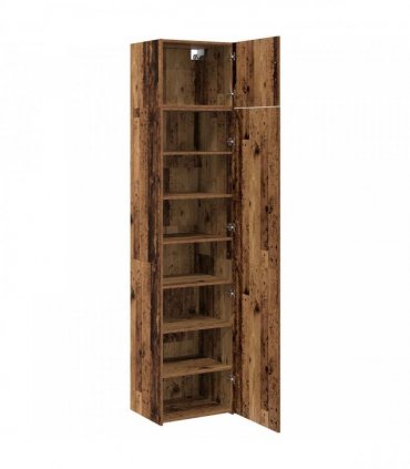 vidaXL Sideboard 2 pcs Old Wood 50 x 41 x225 cm
