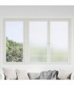 vidaXL Self-adhesive Window Film Frosted stripes 60 x 1000 cm PVC