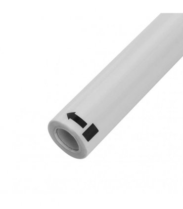 vidaXL Static Window Film Frosted stripes 90 x 500 cm PVC