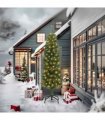 vidaXL Artificial Christmas Tree with LED Light Green 240 cm