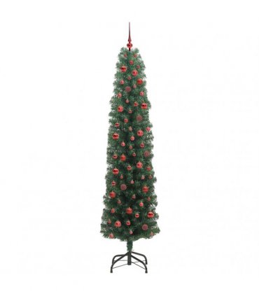 vidaXL Artificial Christmas Tree with LED Light Green 240 cm