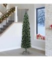 vidaXL Artificial Christmas Tree with LED Light Green 240 cm
